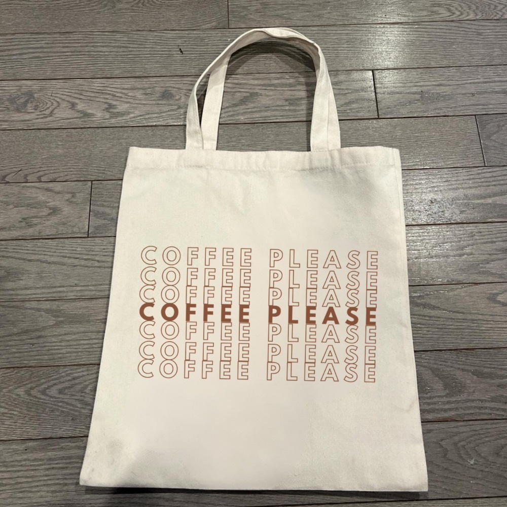 Coffee please Tote Bag - coffee lover bag
